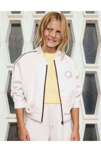 MAYORAL Girl's Striped Zippered Bomber Jacket 8-18 Years Old Kemi̇k