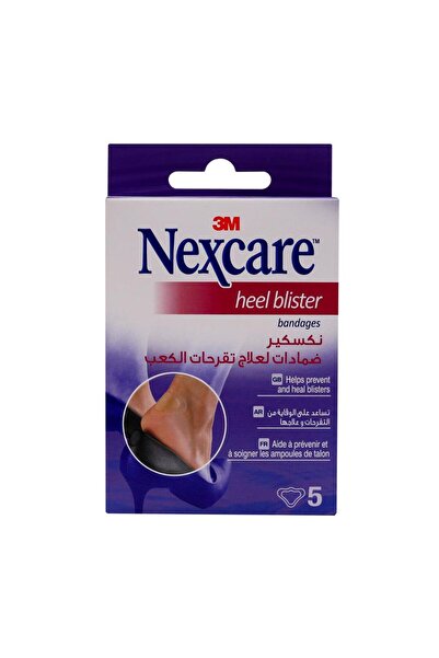 Nexcare ضمادات Hbb-5 لعلاج تقرحات الكعب، عبوة من 5 قطع