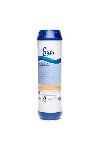 Eiger Filter Φίλτρο Νερού Κοκκώδη Ενεργού Άνθρακα 10" x 2.5" 10μm