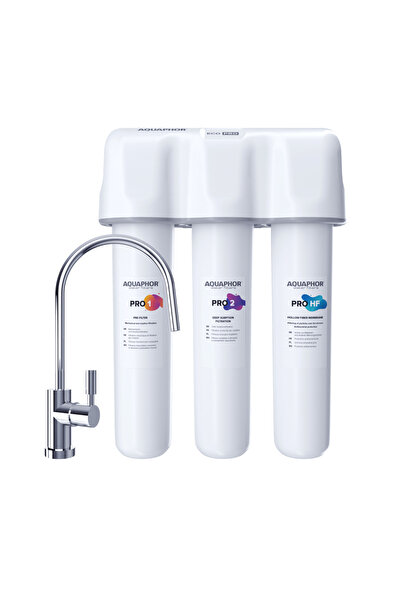 Aquaphor Crystal PRO Τριπλό Σύστημα Φίλτρανσης Κάτω Πάγκου με Βρυσάκι PRO1, P...