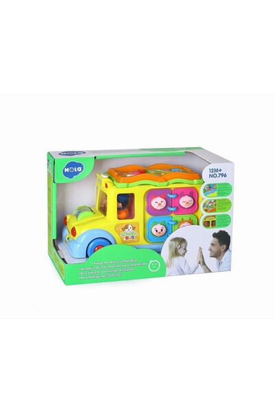 Hola SCHOOL BUS WITH SOUNDS AND LIGHTS