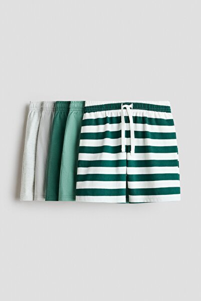 H&M 5'li Pamuklu Jarse Şort