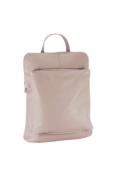 SOFILINE Pink leather 2-in-1 backpack, black 1441 123
