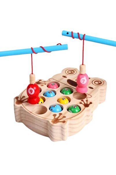 Stuniko ® Joc interactiv de pescuit magnetic pentru copii, în formă de broasc...