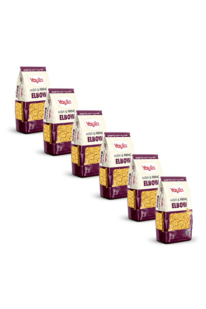 Yayla Mısır ve Pirinç Elbow Makarna 400 g x6