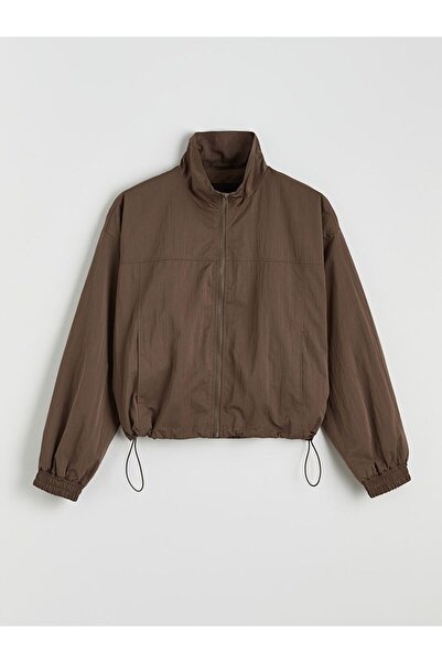 LC Waikiki Stand Collar Oversize Women's Raincoat