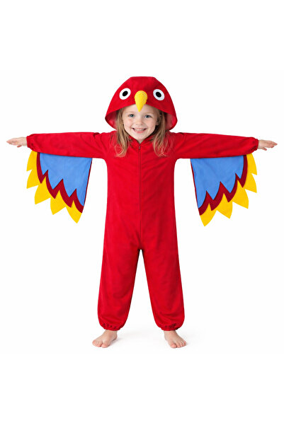Dimmel Costume Kuş/Papağan Tulum Hayvan Kostüm