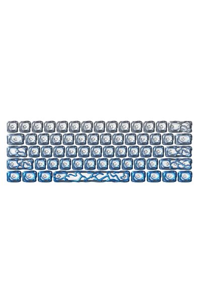 Meyer Gaming XVX Vemom Likit Metalik Tuş Takımı Seti Keycaps (61 Tuş - Mavi)