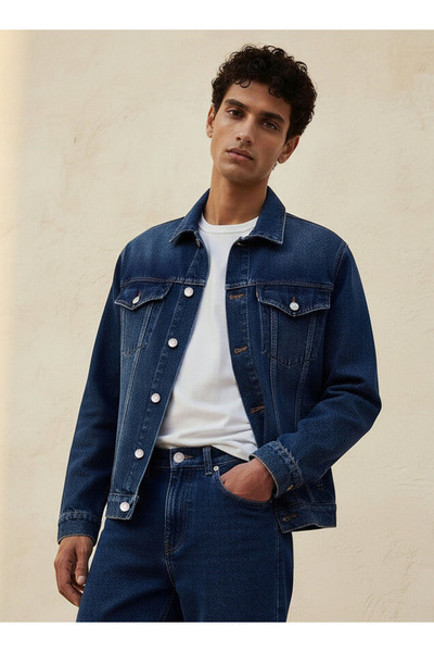 Lee Cooper Men Flap Pocket Trucker Jacket