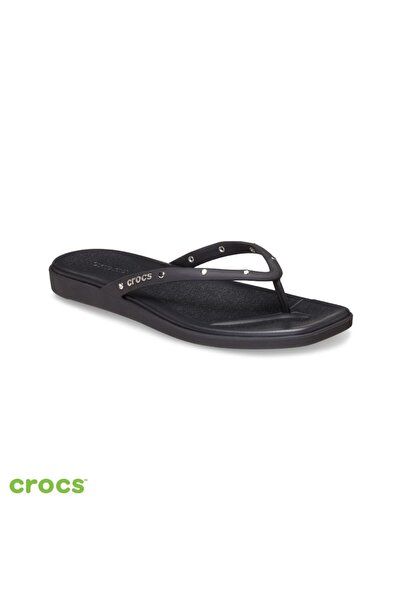 Crocs شبشب ميامي ستوديد فليب النسائي ذو الأربطة
