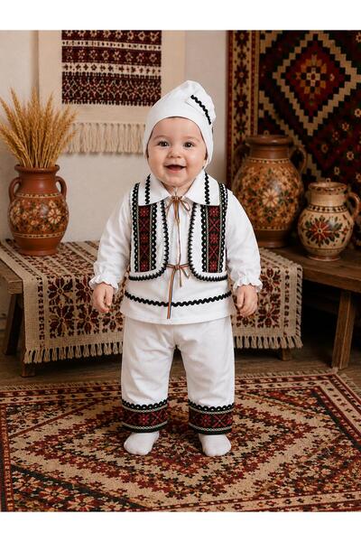 OEM Costum Traditional pentru baieți, 4 piese