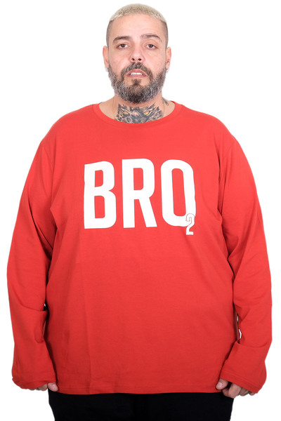 ModeXL Tricou pentru bărbați BRO2 cu gât turnat, mărime mare, model XL 26105 ...