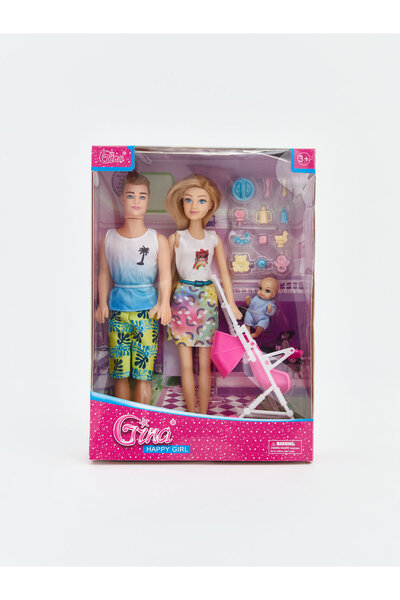 LC Waikiki Set de păpuși de familie cu bebeluș