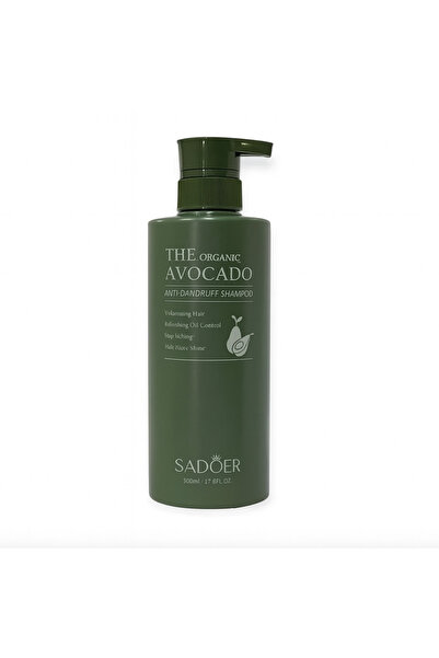 SADOER Anti-Dandruff Shampoo with Avocado 500ml – Hydration, Deep Cleansing a...