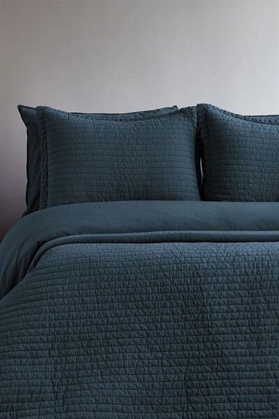İssimo Home Savanna Yıkanmış Mustard %100 Pamuk Poplin Yatak Örtüsü 240*260Cm