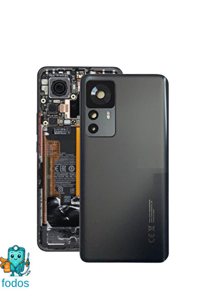 Fodos Xiaomi Mi 12T Arka Kapak - Arka Pil Batarya Kapağı Kamera Lensli - 2207...