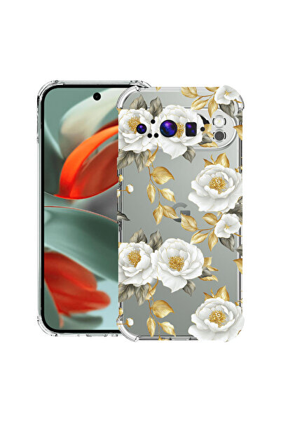 bestcase Husă Antișoc pentru Google Pixel 10 / Pixel 10 Pro, Florală - Cameli...