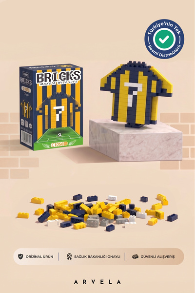 Arvela Bricks Sarı Lacivert Taraftar Koleksiyon
