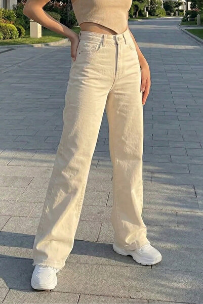 Genel Markalar Bej - Palazzo Kot Pantolon