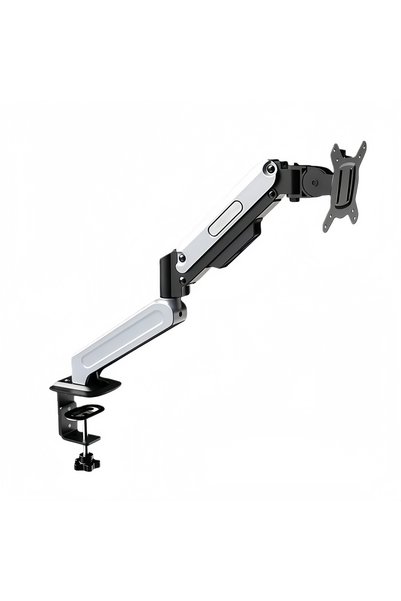 COOLHAWK Single Monitor Arm,Gas Spring Monitor Stand for 17-32 Inch Screens, ...