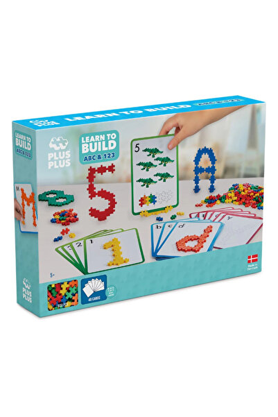 Plus Plus Комплект за конструктор Plus-Plus, 600 части, букви и цифри
