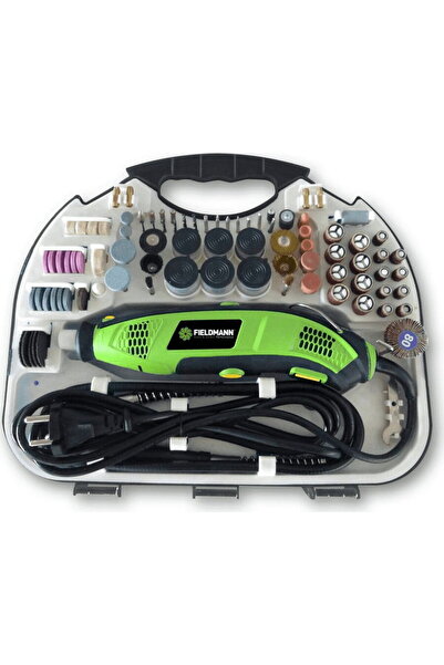 Fieldmann Set mini freza si 210 accesorii, 170W, 230V, Multicolor