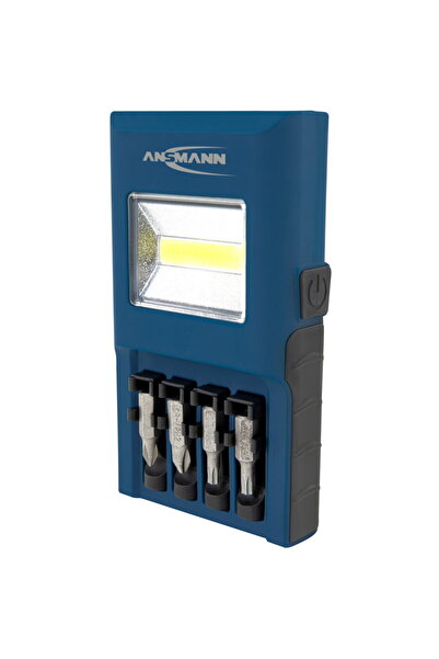 ANSMANN Lumina de lucru WL180B cu suport pentru biți, IP20, Albastru
