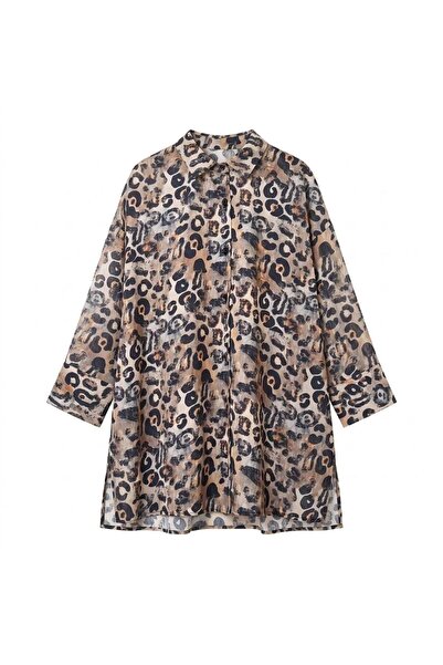 HANIQA Elegant Draped Satin Shirt