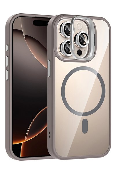 Generic Brand Ilkeshop iPhone 15 Pro Max Cover with Remim Lens and Magsafe St...