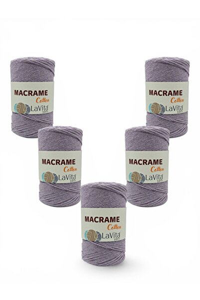 LaVita Yarn LaVita Νήμα Μακραμέ Βαμβακερό για Πλέξιμο στο Χέρι 100% Πολυεστέρ...