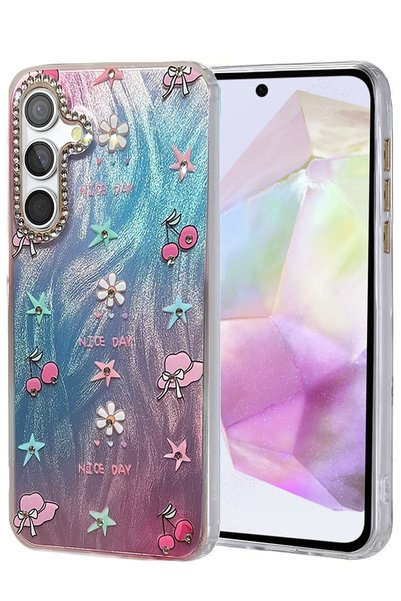 New Face ILKESHOP غطاء حماية جديد لهاتف Galaxy A35 5G بنمط مرآة - (145927) نمط 4
