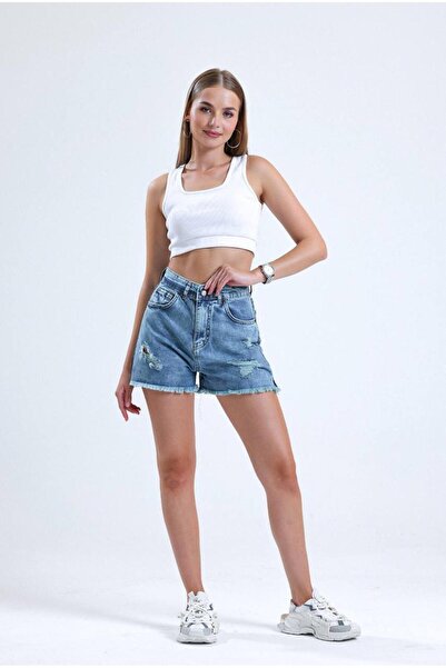 yussewear YW Kadın Denim Kot Şort