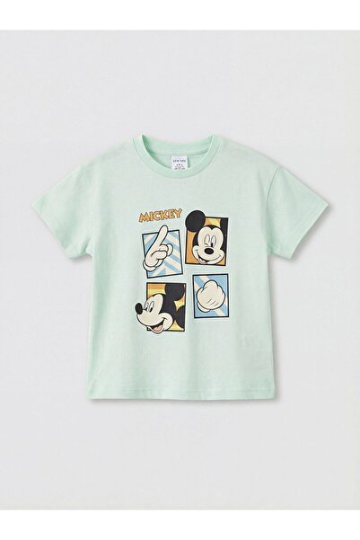 LC Waikiki Mickey Mouse Printed Baby Boy T-Shirt