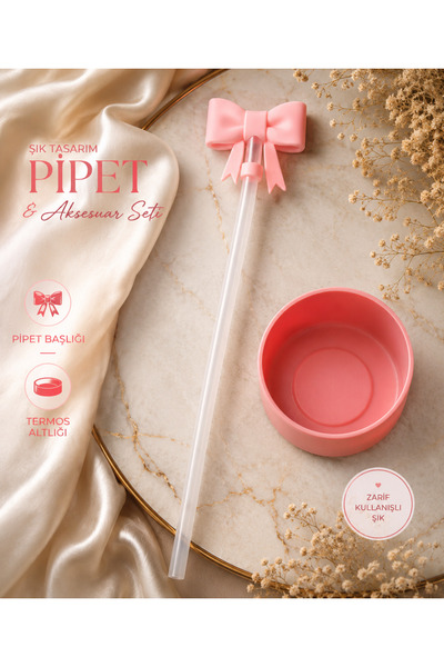 Julietta Pipet Başlığı,Pipet ve Termos Altlığı Quencher modeli için uygun