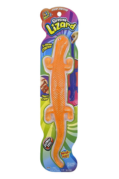 Jaru Esnek Dev Sürüngenler 30 cm - Turuncu Kertenkele