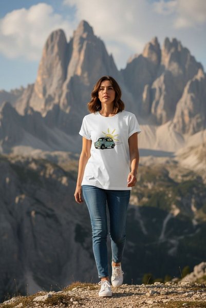 White Wise Tricou