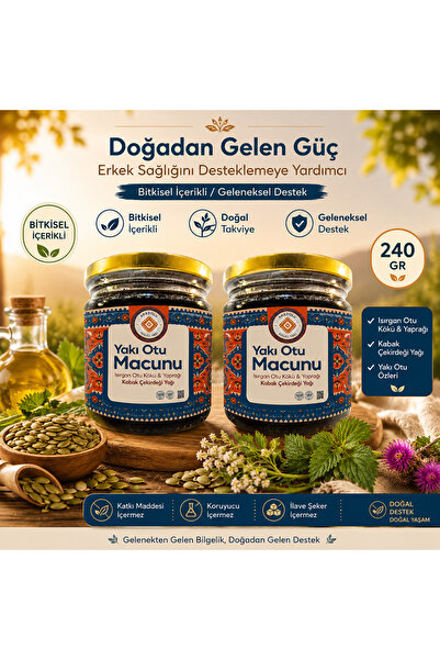 Yakı Otu Macunu Erkekler İçin Yaşam Konforuna Destek Bitkisel Macun 240 Gr X ...