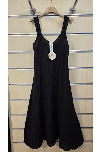 Park Moda Italian Strappy Linen Dress