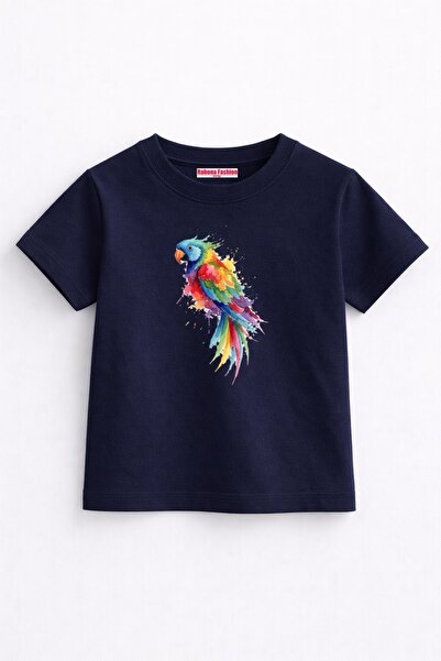 Rabona Fashion Tricou cu papagal Color Splash
