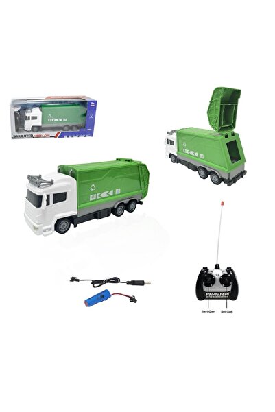 StepCo Uzaktan Kumandalı Full Fonksiyon Şarjlı 1:18 Kamyon (Damperli - Çöp Kamyonu)