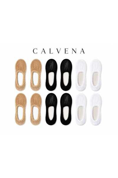 Calvena Kadın fileli 12 'li Babet Çorap