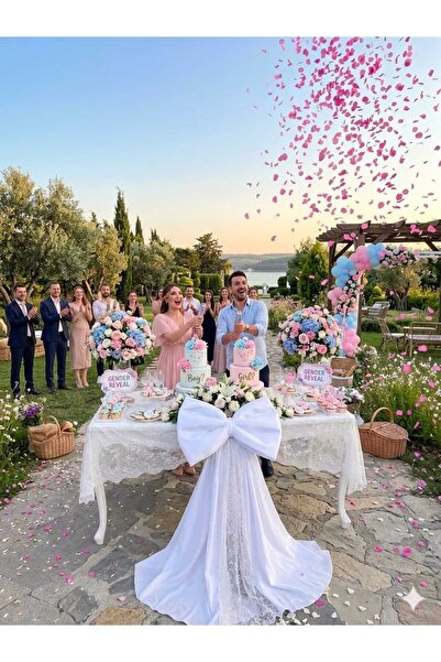 hobizer tekstil Cinsiyet Belirleme Partisi Kız mı Erkek mi Baby Shower Fiyonk...