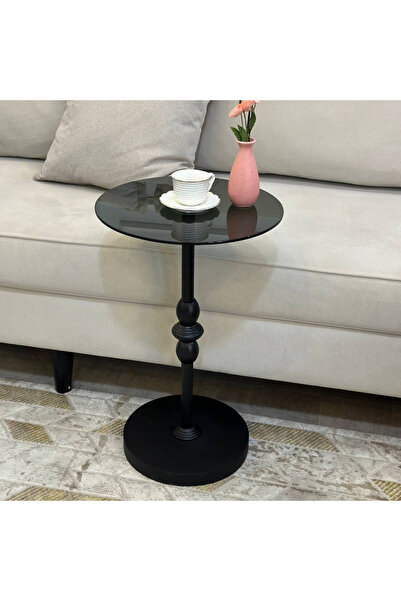 TODO Black glass serving table