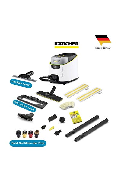 Karcher Sc 5 Deluxe Signature Line Lite Set Buharlı Temizlik 2200W 4 Bar Prof...