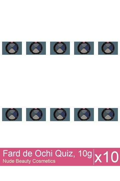 Makeup Set of 10x Eye Shadow Quiz, 10g No. 451