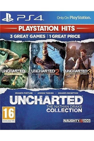 Naughty Dog PS4 UNCHARTED COLLECTION ( Original ) ( Koruma Jelatinsiz )