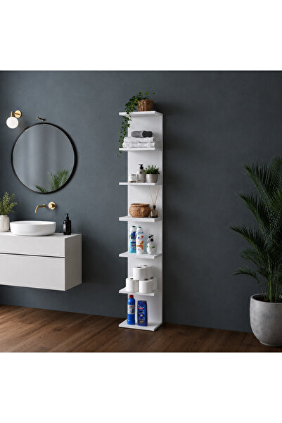 RAFKESTİR Divan Duvara Monte Çok Amaçlı Raflar (2 Lİ ) (BEYAZ)