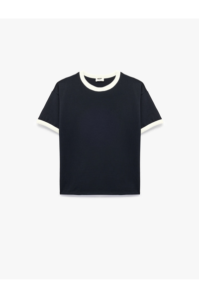 Koton Tricou oversize cu mânecă scurtă din bumbac