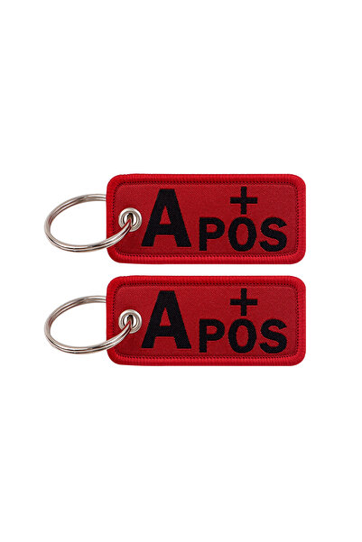 Choice A1 1PC Red Serises Embroidered Key Cool Letter Quotation KeyTag Keycha...
