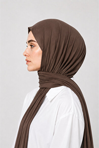 bonni Çift Dikişli Penye Şal 70x185 cm – Yumuşak Dokulu Kaymaz Günlük Şal